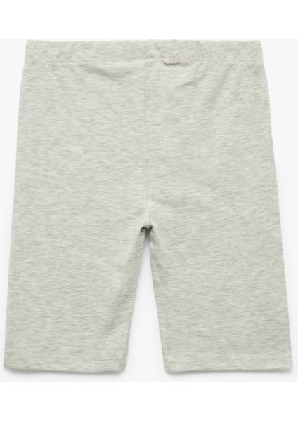 Pamuk Karışımlı Beli Lastikli 2'li Kapri Tayt Seti modelleri