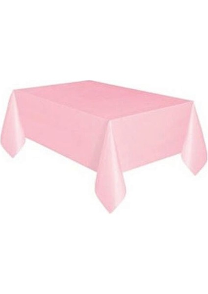 - 120 x 180 cm Plastik Masa Örtüsü Pembe Ynsmr