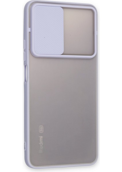 Xiaomi Redmi Note 11 Pro Plus 5g Kılıf Palm Buzlu Kamera Sürgülü Silikon - Lila Yktsn