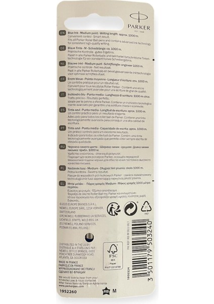 Tükenmez Kalem Yedeği/mavi Rollerball Refill-Blue- Medium fiyatları