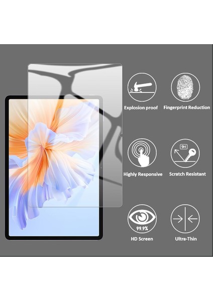 Honor Pad V9 ile Uyumlu Kırılmaz Tablet Temperli Cam Ekran Koruyucu fiyatları