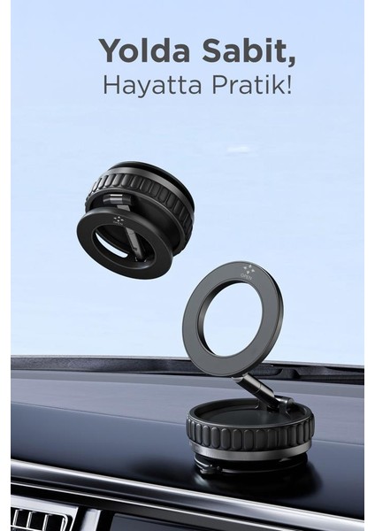 JX-056 Siyah Manyetik 180 Derece Dönebilen ve Katlanabilir Telefon Tutucu fiyatları