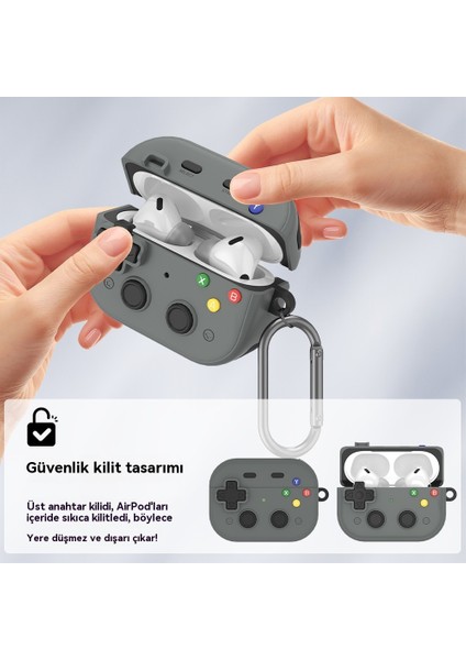 Retro Oyun Konsolları Için Airpods Pro2 Nesil Apple Bluetooth Kulaklık Seti (Yurt Dışından) modelleri
