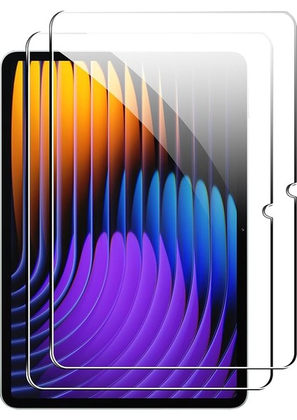 Xiaomi Mi Pad 7 Pro 11.2 Inç ile Uyumlu Tam Koruma Nano Esnek Tablet Kırılmaz Ekran Koruyucu 2 Adet