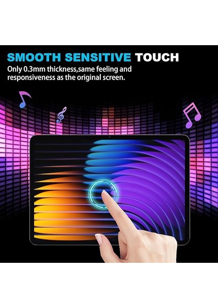 Xiaomi Mi Pad 7 Pro 11.2 Inç ile Uyumlu Tam Koruma Nano Esnek Tablet Kırılmaz Ekran Koruyucu 2 Adet