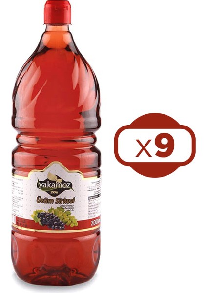 Üzüm Sirkesi 2 Lt x 9 Adet
