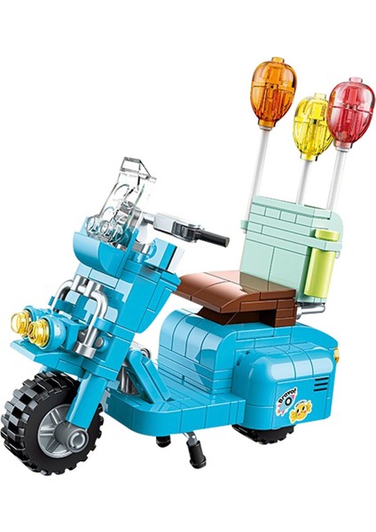 JK8310 Balonlu Motosiklet 13 cm 360 Parça