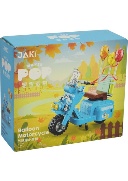 JK8310 Balonlu Motosiklet 13 cm 360 Parça modelleri
