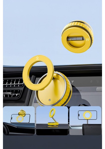 JX-056 Beyaz Manyetik 180 Derece Dönebilen ve Katlanabilir Telefon Tutucu indirimleri