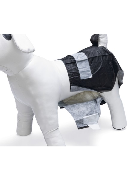 Beeztees Köpek Alt Bezi, Mükemmel Uyum, Kullan-At, Siyah, 10 Adet, L fırsatları