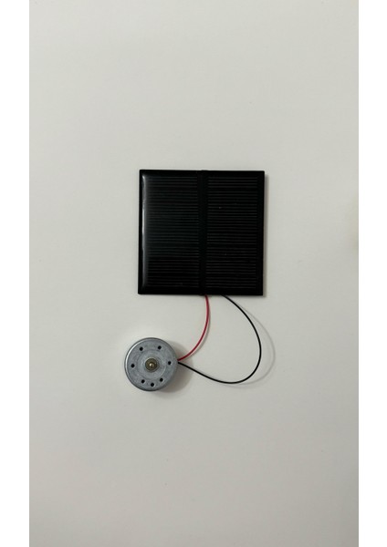 Güneş Paneli ile Mini Motor ve Pervane Seti