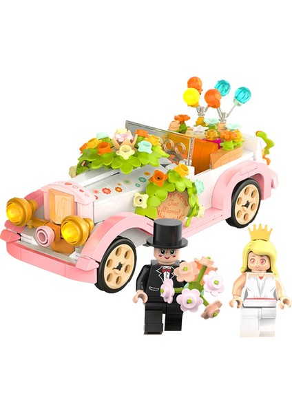 JK8315 Blok Düğün Arabası 23 cm 431 Parça