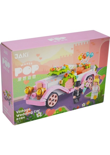 JK8315 Blok Düğün Arabası 23 cm 431 Parça