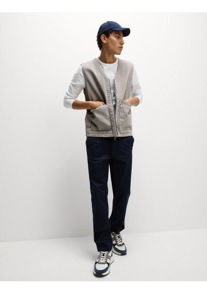 Pamuk Karışımlı Dolgulu Kanvas Yelek fırsatları