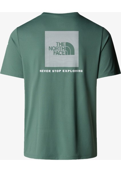 M 247 Box Nse Ss Erkek Yeşil T-Shirt NF0A895MHCH1 fiyatları