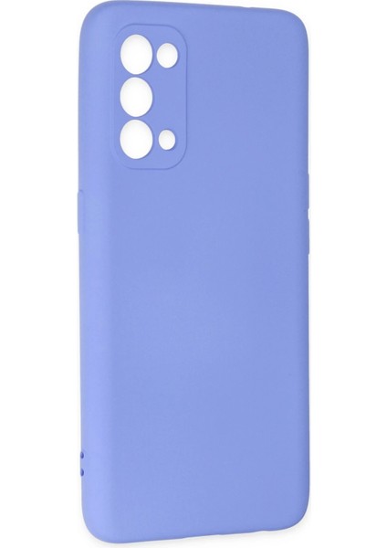Reno 5 Kılıf Nano Içi Kadife Silikon - Lila Ferrg fiyatları