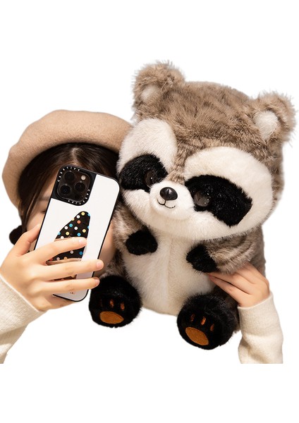 35 cm Altın Oyma Üç Kardeş Küçük Panda Sevimli Peluş Oyuncak (Yurt Dışından)