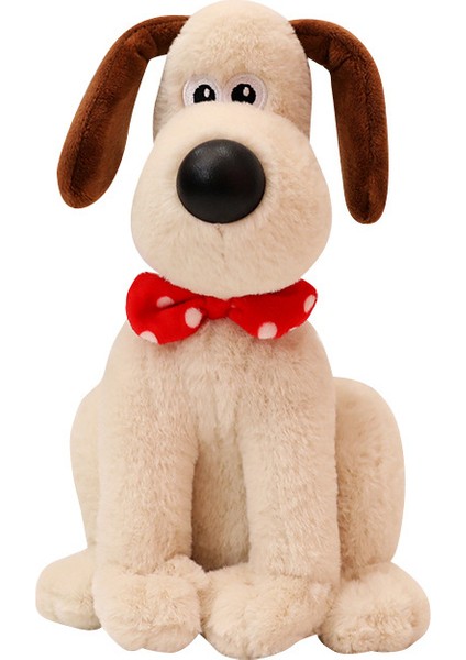 34 cm Kırmızı Eşarp Palmiye Köpek Bebek Peluş Oyuncak (Yurt Dışından)