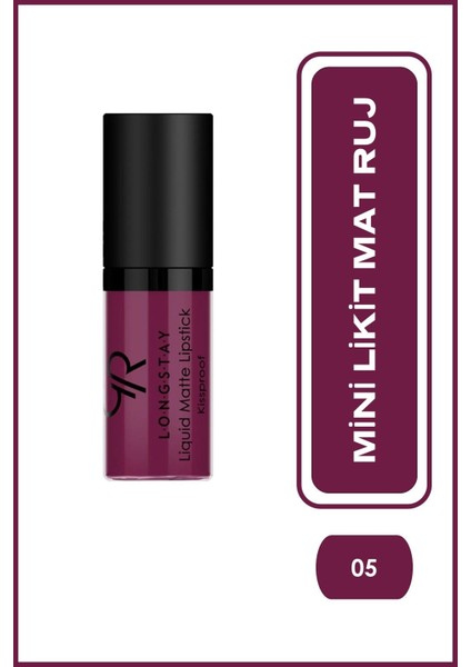 Longstay Liquid Matte Lipstick (Mini) No:05