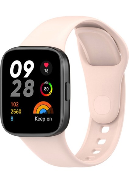 Xiaomi Redmi Watch 3 Klasik Kordon - Pudra Ynsmr