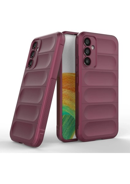 Samsung Galaxy A15 4g Kılıf Optimum Silikon - Bordo Yktsn