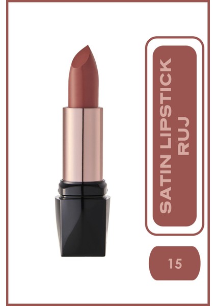Satin Lipstick No: 15 - Ruj - 8691190397852