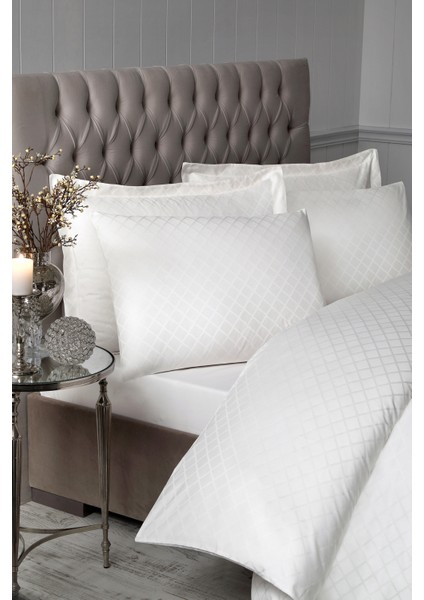 Organik Spruce King Size Saten Nevresim Takımı modelleri