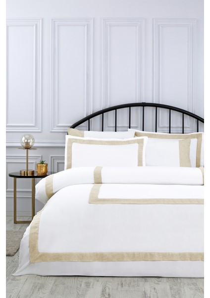 Organik Acacia King Size Saten Nevresim Takımı modelleri