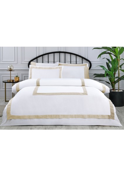 Organik Acacia King Size Saten Nevresim Takımı fırsatları