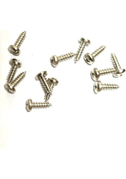 Klips, Menteşe, Ayak, Ysb Sac Vidası - 2,9x9,5mm Nikel, 100 Adet