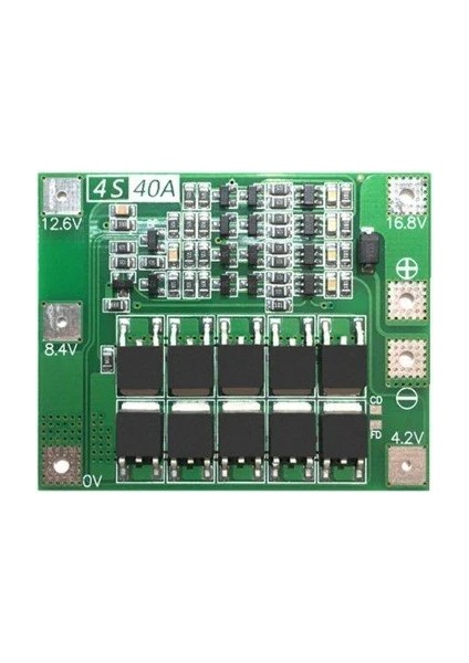 4 Adet Aspilsan Li-Ion Pil, 4s 40A Bms, 18 Volt 1 Amper Adaptör ve 5,5x2,5 Dişi Soket