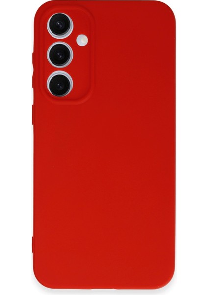 Samsung Galaxy S24 Fe Kılıf Nano Içi Kadife Silikon - Kırmızı Ynsmr