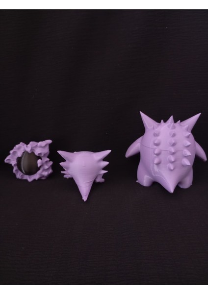 Pokemon Gastly-Haunter-Ganger Figür 3'lü Set modelleri