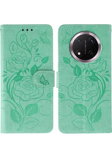 Honor Magic7 Lite 5g Cüzdan Standı Pu Deri Kapak (Yurt Dışından)