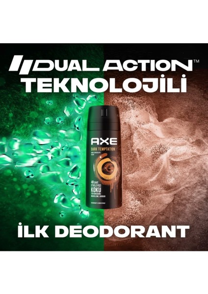 Erkek Deodorant Dark Temptation 150 Mll 3'lü Avantaj Paketi 8690637981494-003 fırsatları