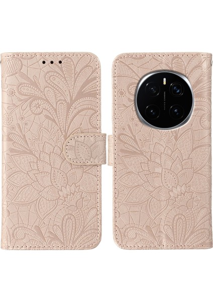 Honor Magic7 Pro 5g Pu Deri Flip Cüzdan Telefon Kapağı (Yurt Dışından)