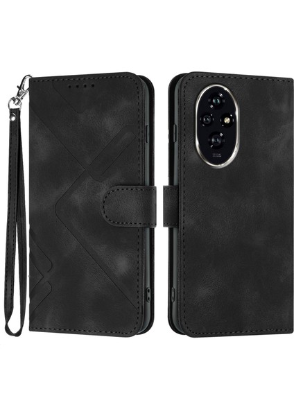Honor 200 5g Cüzdan Kılıf Pu Deri Telefon Kılıfı Askılı (Yurt Dışından)