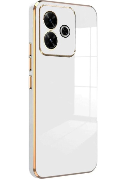 Xiaomi Redmi 13 4g Kılıf Volet Silikon - Beyaz Ynsmr