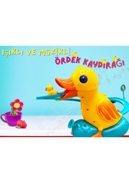 Işıklı Müzikli Ördek Kaydırağı