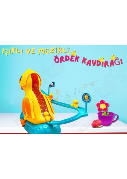 Işıklı Müzikli Ördek Kaydırağı