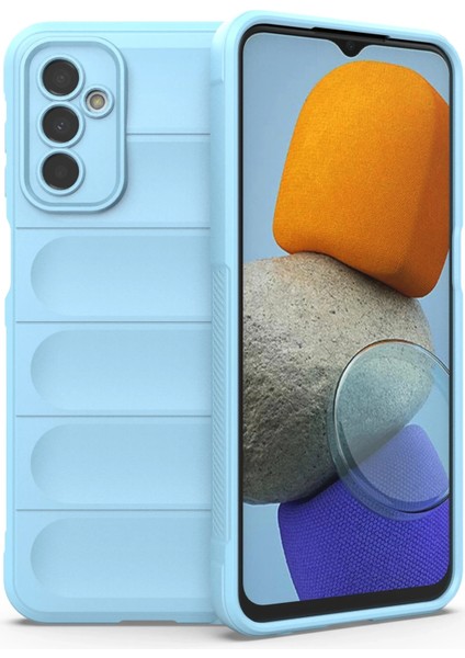 Samsung Galaxy M23 Kılıf Optimum Silikon - Sky Blue Nrmsa