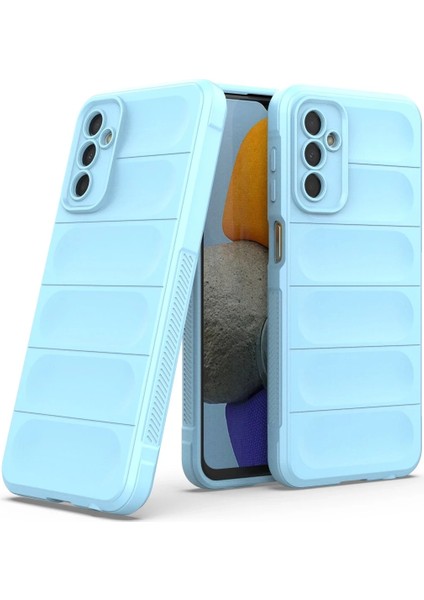 Samsung Galaxy M23 Kılıf Optimum Silikon - Sky Blue Nrmsa