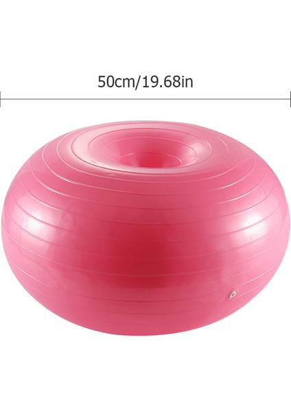 Egzersiz Donut Yoga Topu Egzersizi Çekirdek Eğitimi Şişirilebilir Pompalı Yoga Pilates Denge Eğitimi Için Denge Topu (Yurt Dışından) modelleri