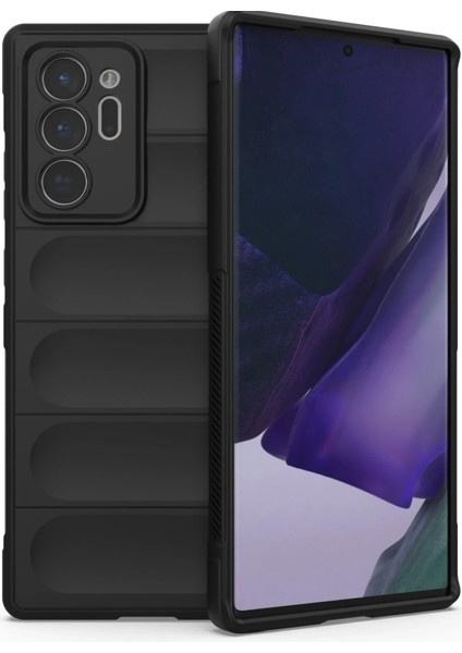Samsung Galaxy Note 20 Ultra Kılıf Optimum Silikon - Siyah Nrmsa