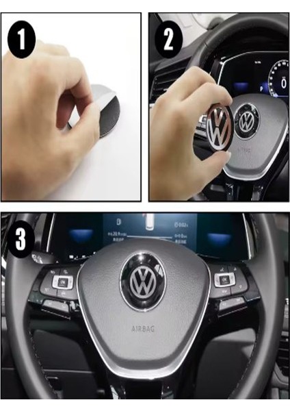 Volkswagen Direksiyon Logosu 45MM-56MM fırsatları