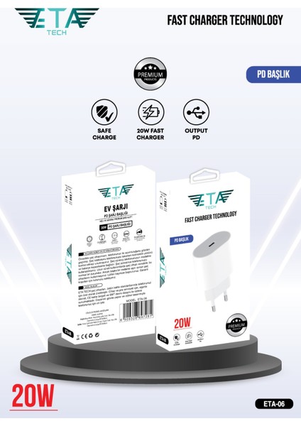 Iphone 8 x Xs Xr 11 12 13 14 7 Pro Max Mini Plus Uyumlu 20W Hızlı Şarj Adaptörü Type-C