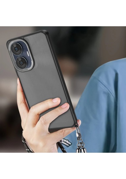 Realme C55 Kılıf Elegant Kapak - Açık Mavi Nrmsa