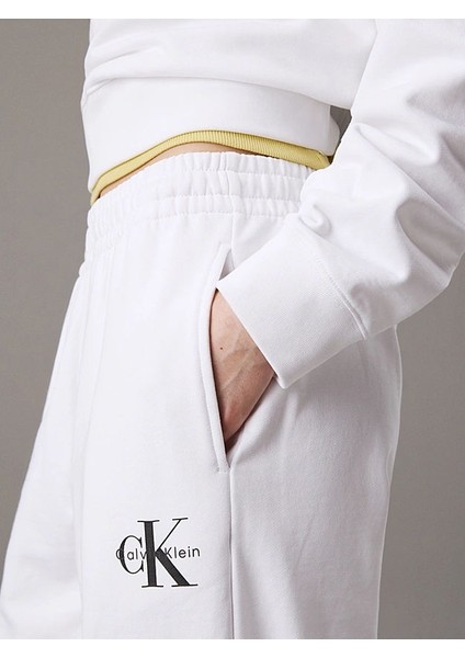 Monogram Logolu Jogger Kadın Beyaz Eşofman Altı LV047B235G-YAA modelleri