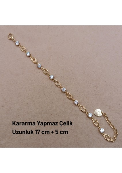 Göz Alıcı Xuping Marka Altın Tonlu Akuamarin Taşlı Bileklik fiyatları