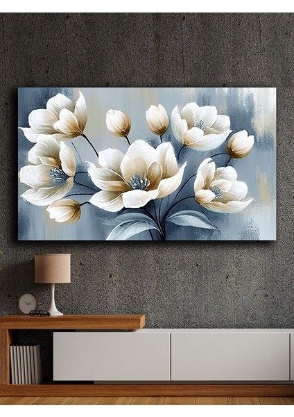Soyut Yağlı Boya Görünümlü Kanvas Tablo 80 x 120 cm